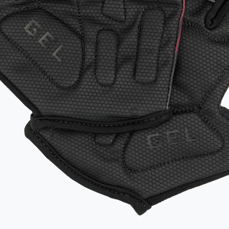Мъжки ръкавици за колоездене Rogelli Hero II black/red/bordeaux 7