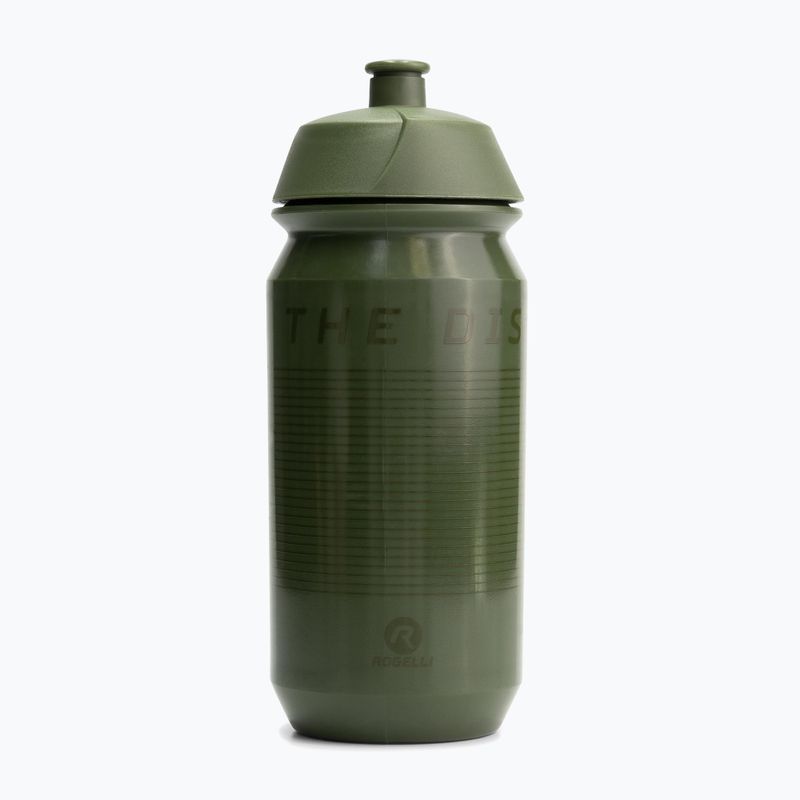 Rogelli Био бутилка за велосипед Enjoy The Distance 500 ml армейско зелено
