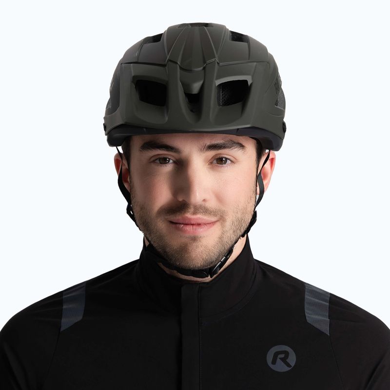 Rogelli Advntr Onyx Mtb армейско зелена велосипедна каска 3