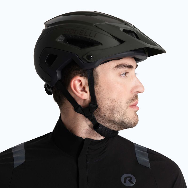 Rogelli Advntr Onyx Mtb армейско зелена велосипедна каска 4