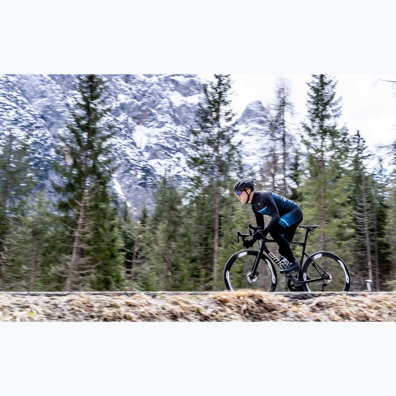 Мъжка блуза с дълъг ръкав за колоездене Rogelli Hero II black/blue 10