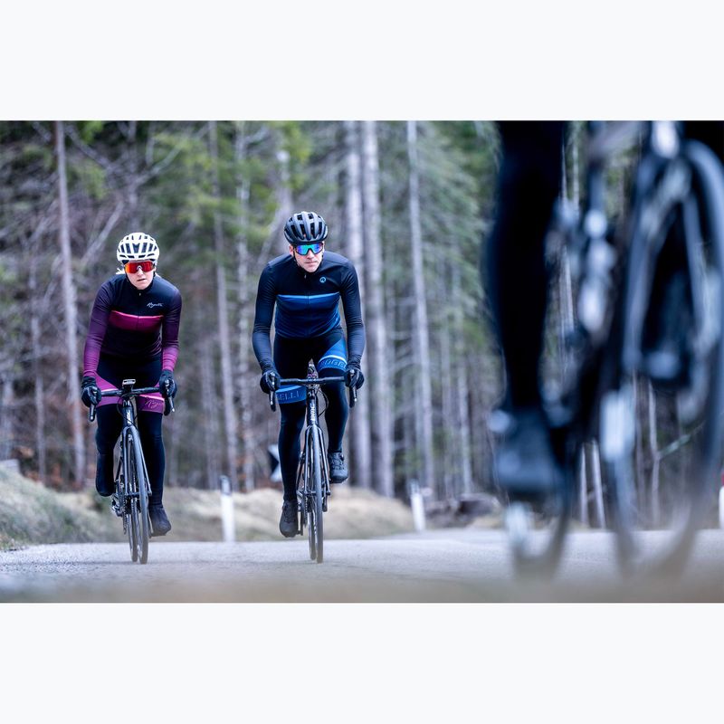 Мъжка блуза с дълъг ръкав за колоездене Rogelli Hero II black/blue 11