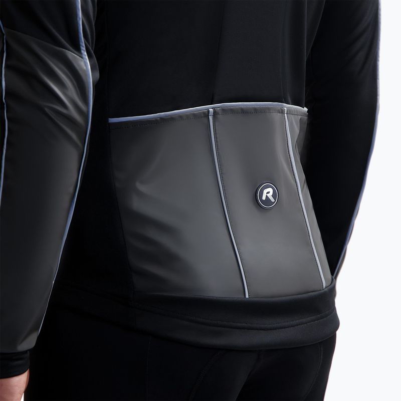 Мъжко яке за колоездене Rogelli Essential Winter Hi Vis black 4