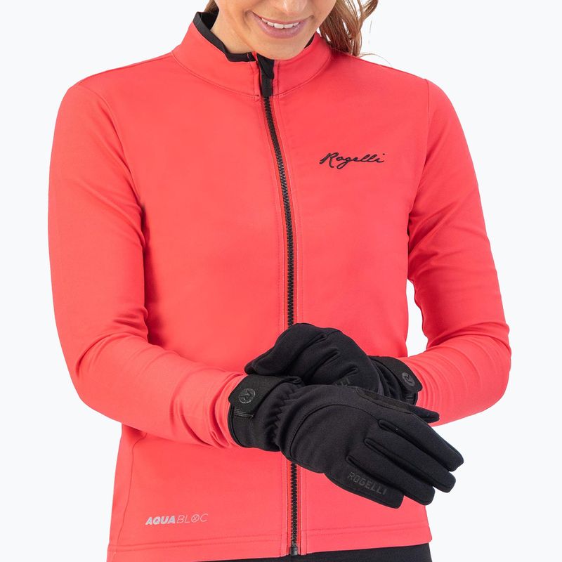 Дамски ръкавици за колоездене Rogelli Core II Winter Windproof W black 8