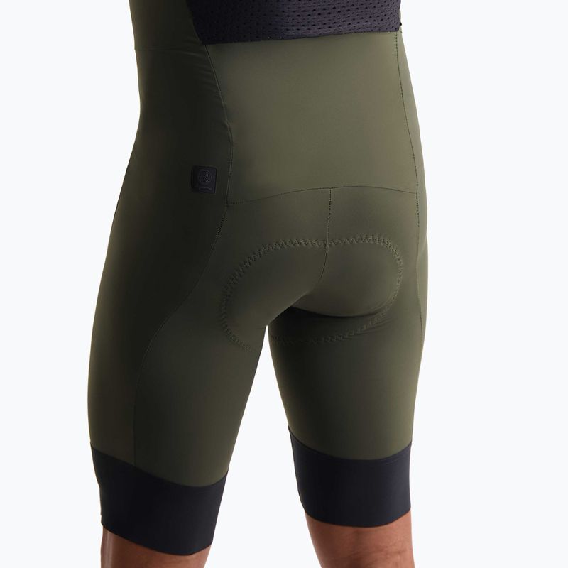 Rogelli Signature Bib Short мъжки къси панталони за колоездене зелен 3