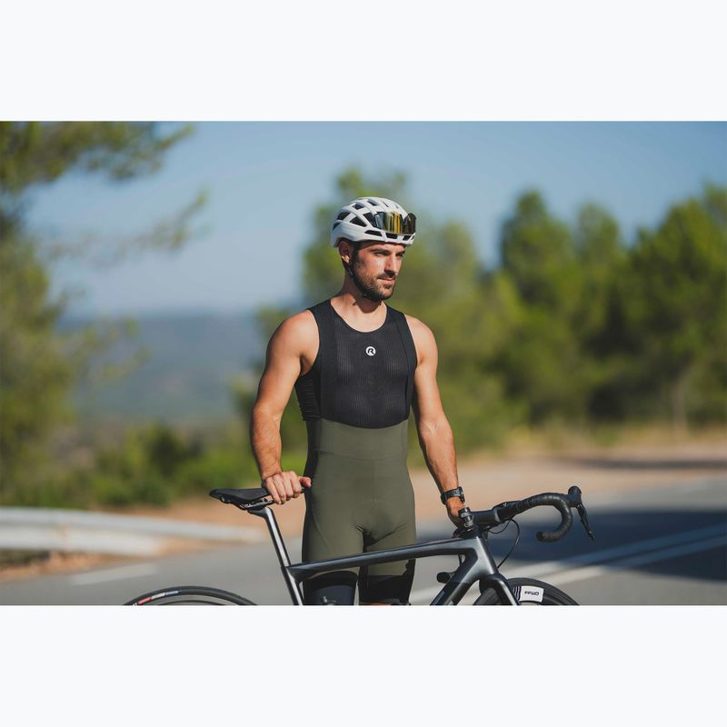 Rogelli Signature Bib Short мъжки къси панталони за колоездене зелен 7