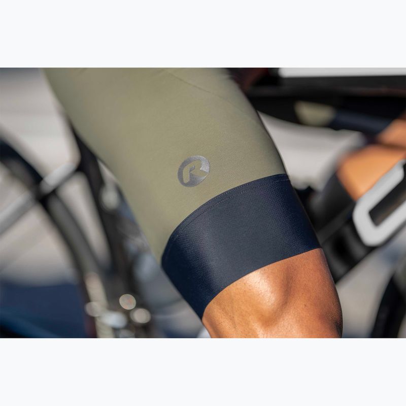 Rogelli Signature Bib Short мъжки къси панталони за колоездене зелен 11