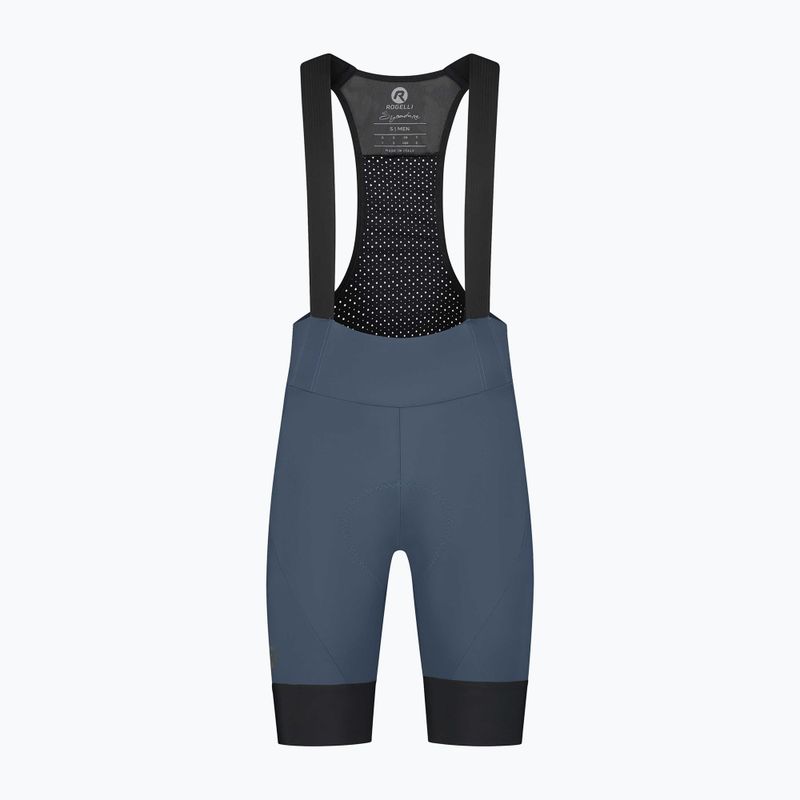 Rogelli Signature Bib Short мъжки къси панталони за колоездене сини 4