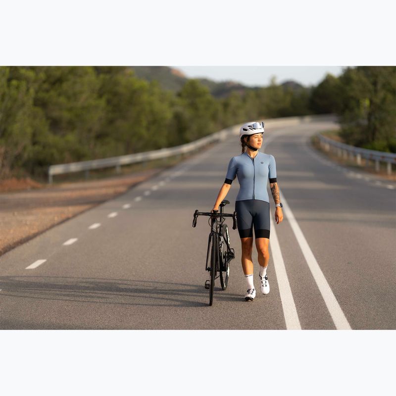 Дамски къси панталони за колоездене Rogelli Signature Bib Short W blue 6