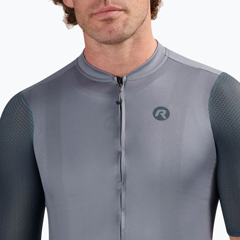 Мъжко колоездачно трико Rogelli Fast grey / turguoise 3