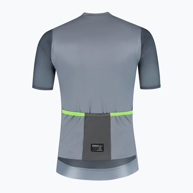 Мъжко колоездачно трико Rogelli Fast grey / turguoise 8