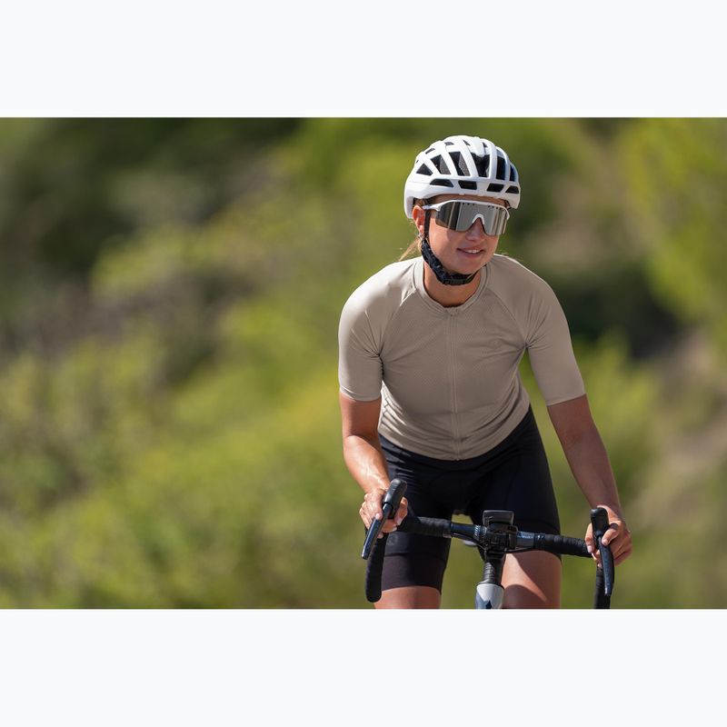 Дамска тениска за колоездене Rogelli Essential II taupe 11