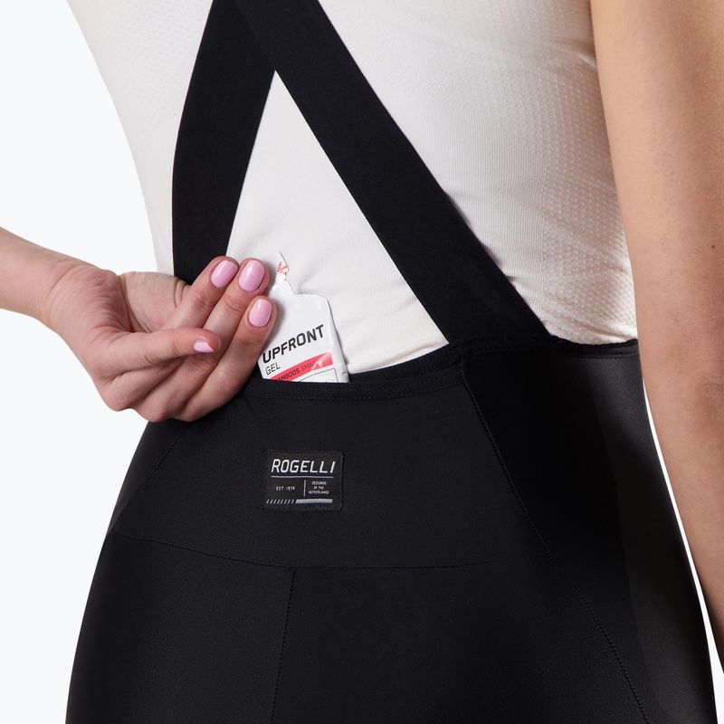 Дамски къси панталони за колоездене Rogelli Distance II Bib Short W black 4