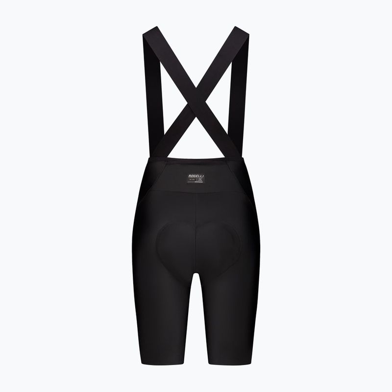 Дамски къси панталони за колоездене Rogelli Distance II Bib Short W black 9