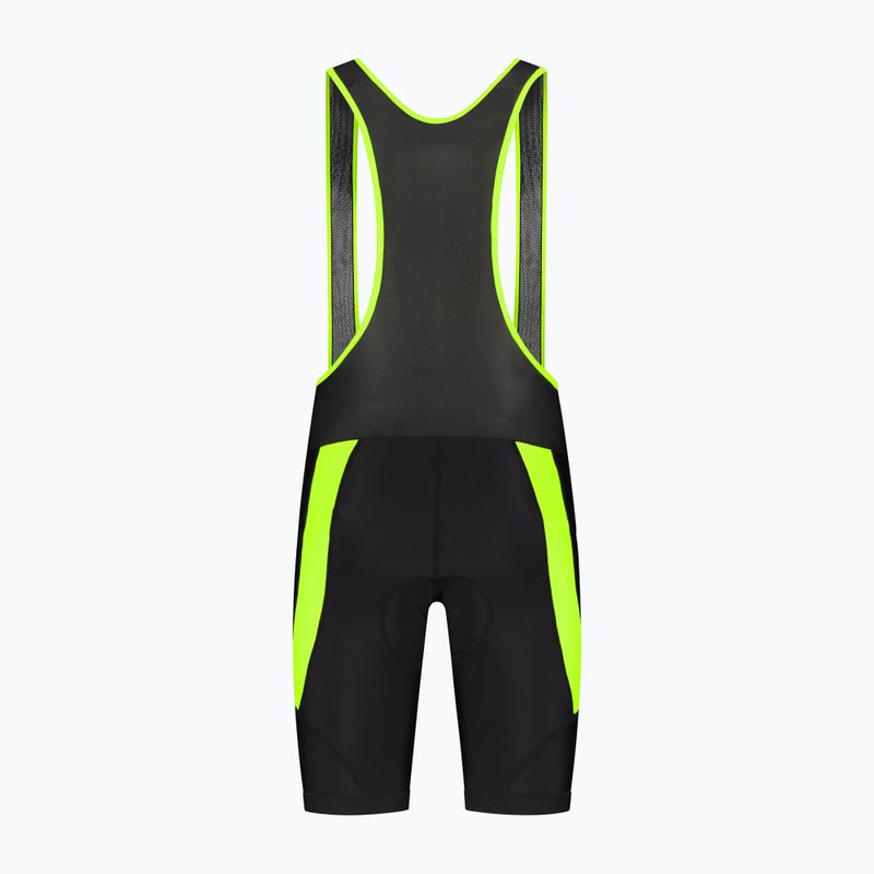 Rogelli Core Bib Short мъжки къси панталони за колоездене черно/флуорно жълто 7