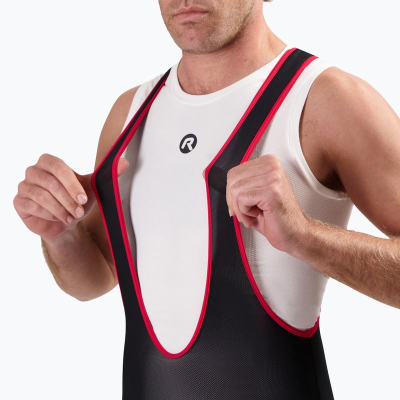 Rogelli Core Bib Short мъжки къси панталони за колоездене black/red 3