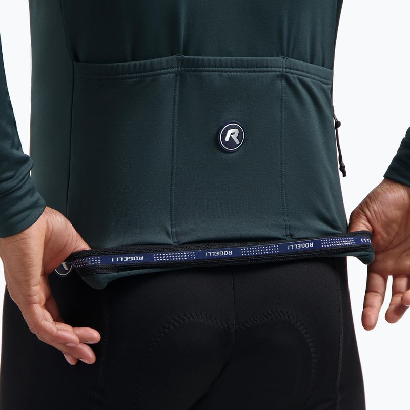 Мъжка блуза с дълъг ръкав за колоездене Rogelli Essential II blue 5