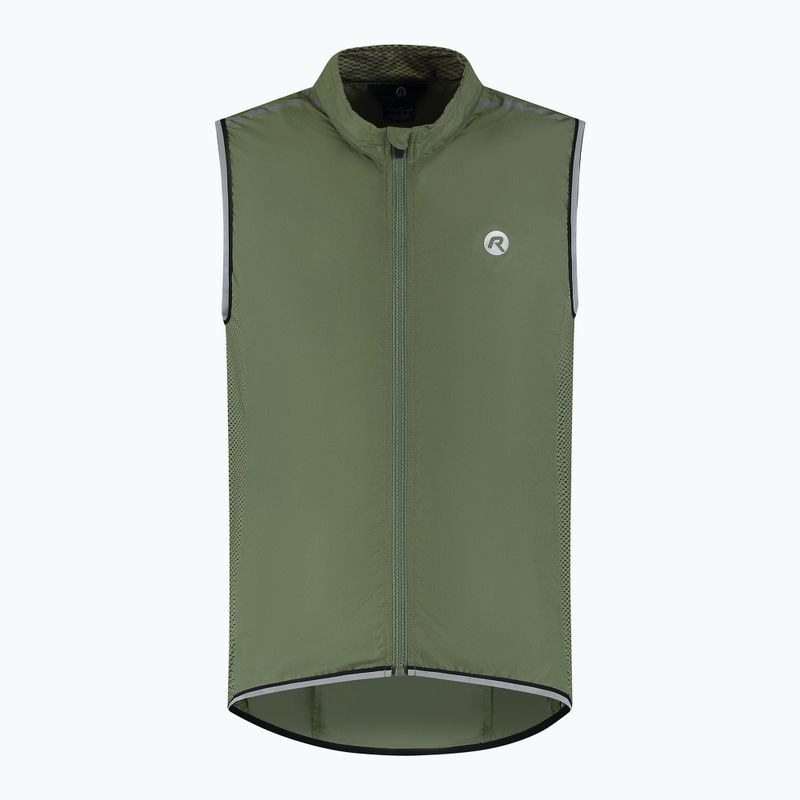 Мъжка жилетка за колоездене Rogelli Core army green 3