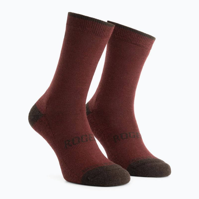 Чорапи Rogelli Wool Wintersocks 2 чифта burgundy/brown 2