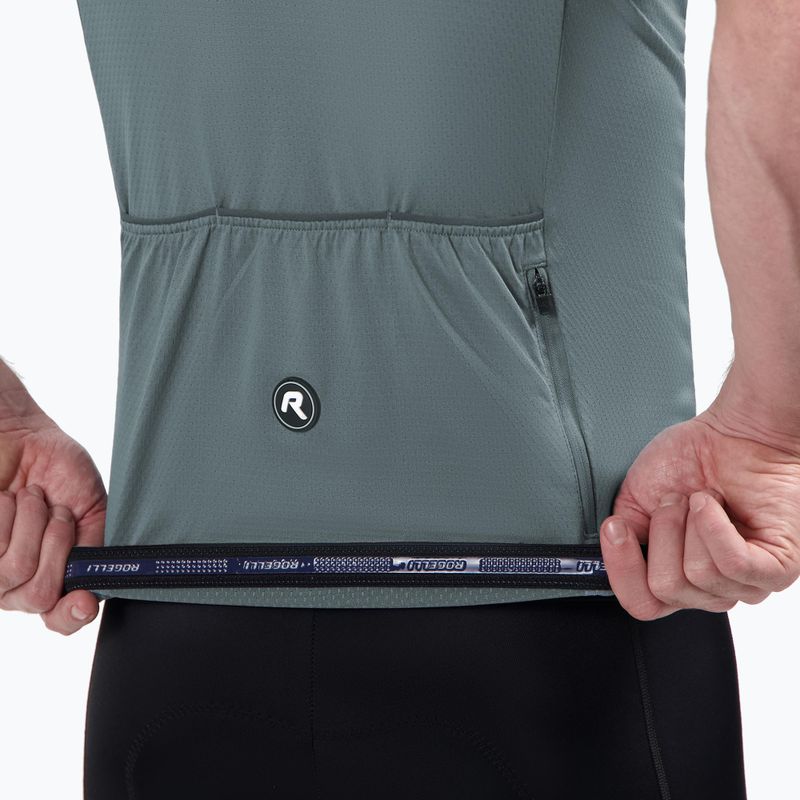 Мъжка тениска за колоездене Rogelli Essential II grey 4