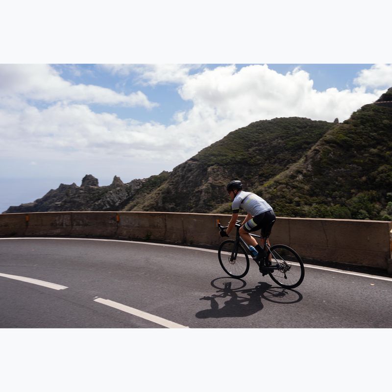 Мъжка тениска за колоездене Rogelli Hero II grey/lime 7