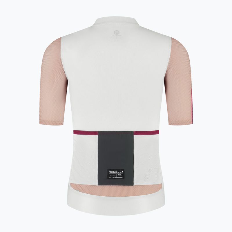 Дамска тениска за колоездене Rogelli Fast sand/dusty pink/cherry 6