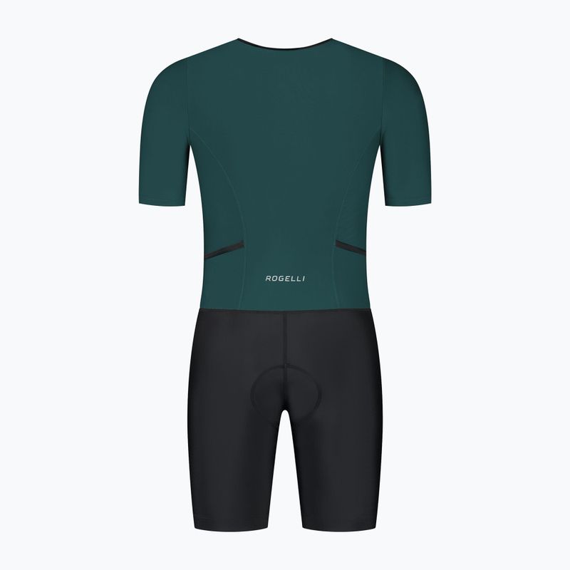 Гащеризон за триатлон Rogelli Florida Tri Suit black/dark teal 2