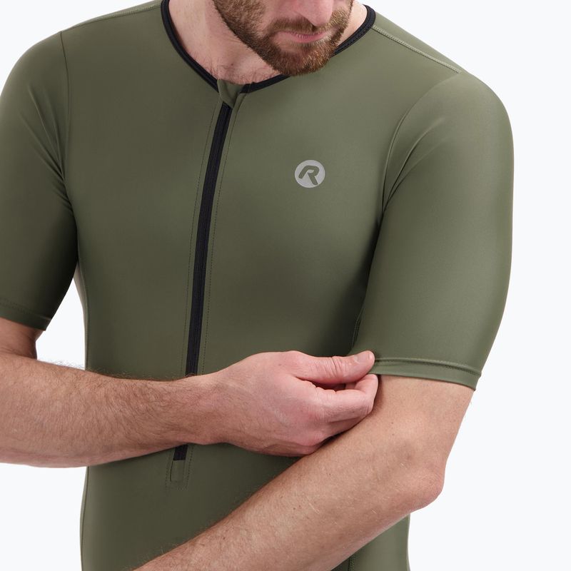 Гащеризон за триатлон Rogelli Florida Tri Suit black/army green 6