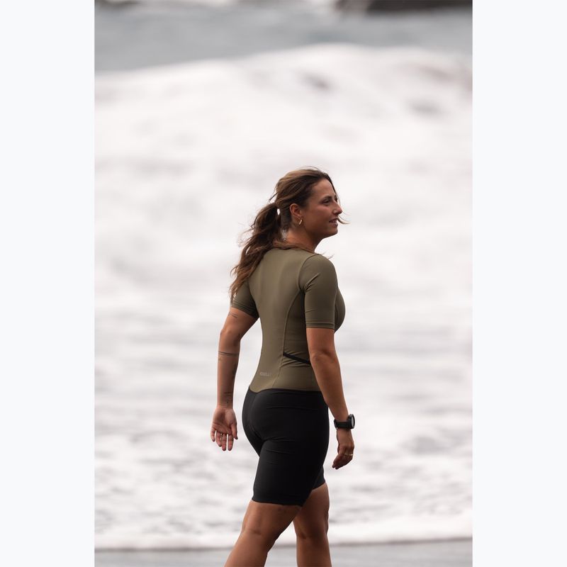 Гащеризон за триатлон Rogelli Florida Tri Suit black/army green 13