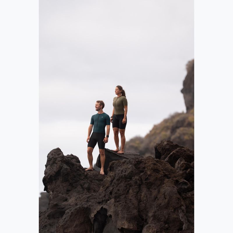 Гащеризон за триатлон Rogelli Florida Tri Suit black/army green 14