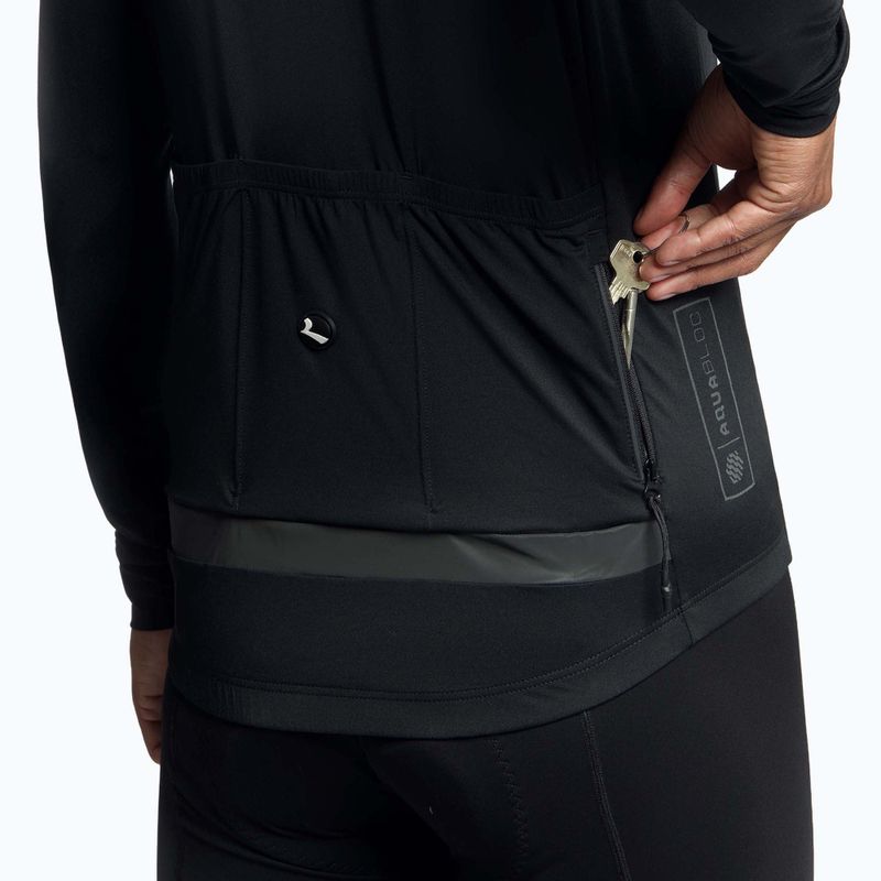 Мъжка велосипедна блуза с дълъг ръкав Rogelli Essential Light black 4
