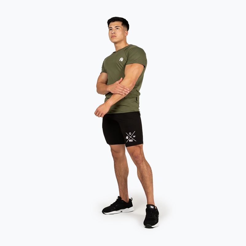 Мъжка тениска за тренировка Gorilla Wear York green 2