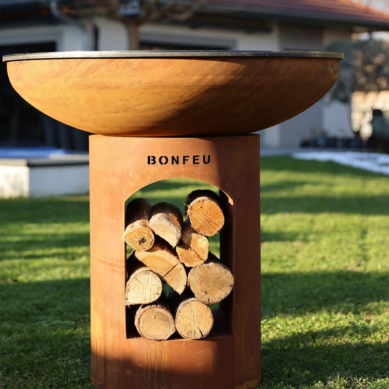 Градинско огнище BonFeu BonBaza 10002R corten 7