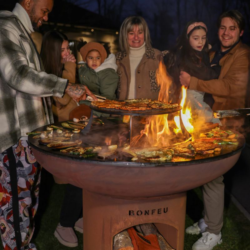 Градинско огнище BonFeu BonBaza 10002R corten 10