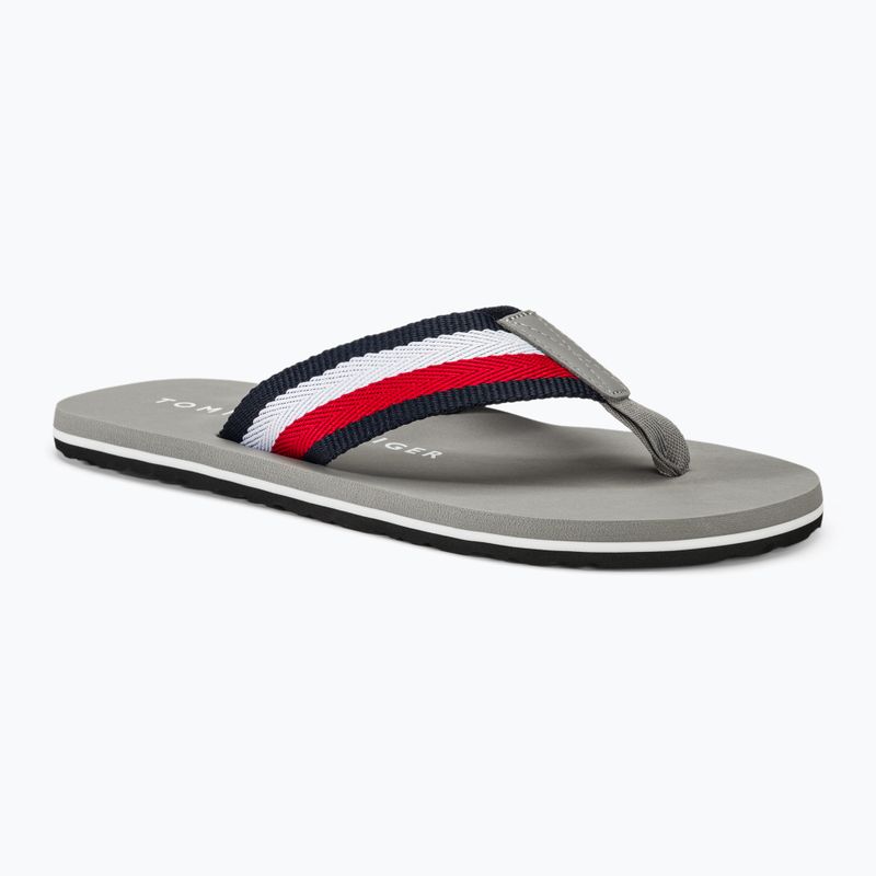 Мъжки джапанки Tommy Hilfiger Corporate Beach Sandal antique silver