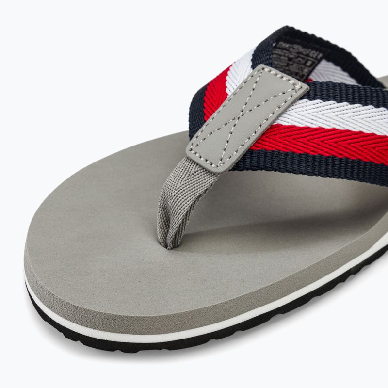 Мъжки джапанки Tommy Hilfiger Corporate Beach Sandal antique silver 7