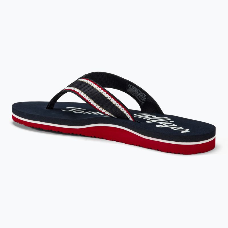 Дамски джапанки Tommy Hilfiger Im Graphic Beach Sandal space blue 3