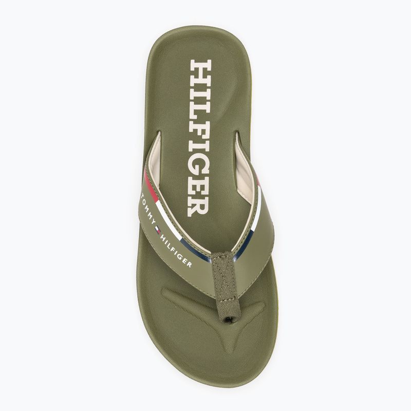 Мъжки джапанки Tommy Hilfiger Comfort Beach Sandal military green 5