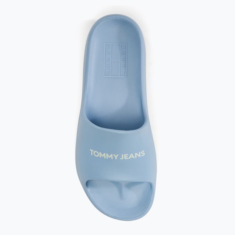Дамски чехли Tommy Jeans Chunky Flatform Slide westside blue 5