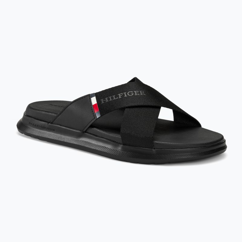 Мъжки джапанки Tommy Hilfiger Comfort Criss Cross Beach Sandal black