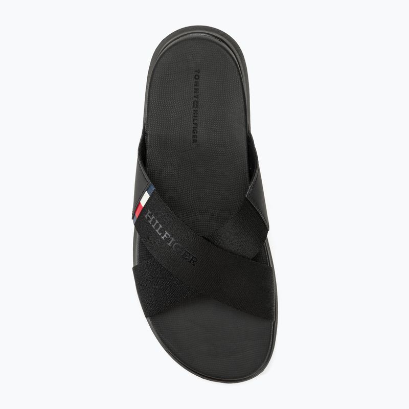 Мъжки джапанки Tommy Hilfiger Comfort Criss Cross Beach Sandal black 5