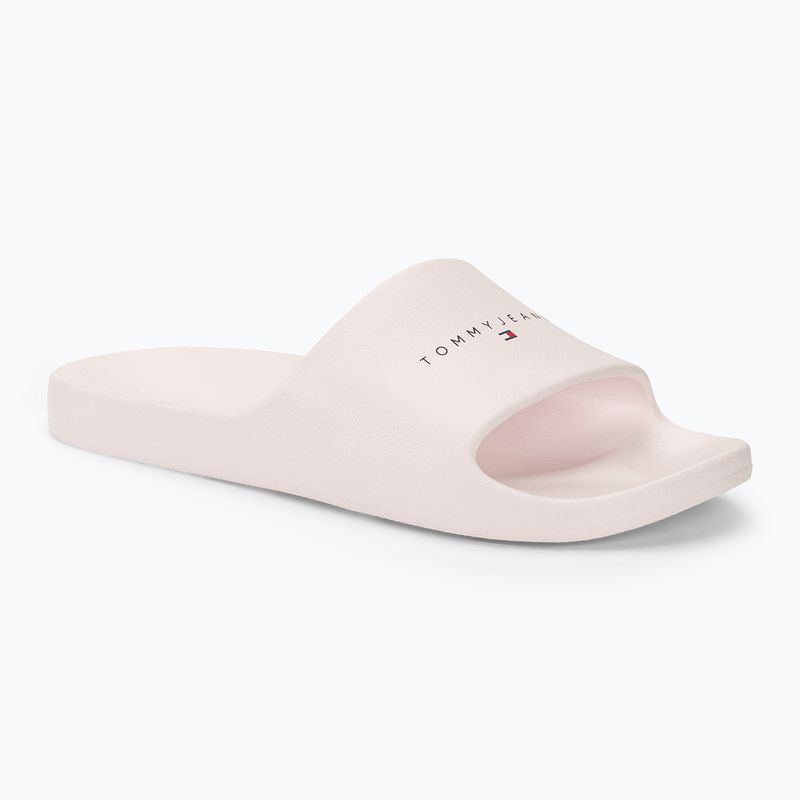 Дамски джапанки Tommy Jeans Printed Pu Pool Slide ecru