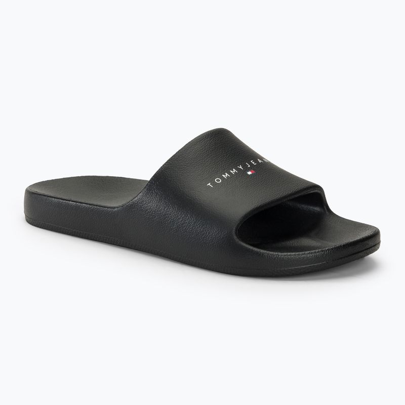 Дамски джапанки Tommy Jeans Printed Pu Pool Slide black