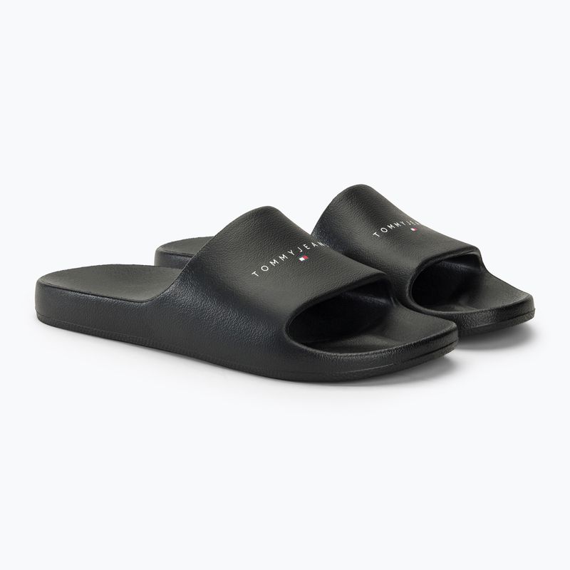 Дамски джапанки Tommy Jeans Printed Pu Pool Slide black 4