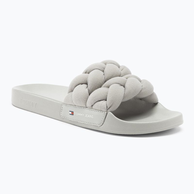 Дамски чехли Tommy Jeans Braided stratus grey