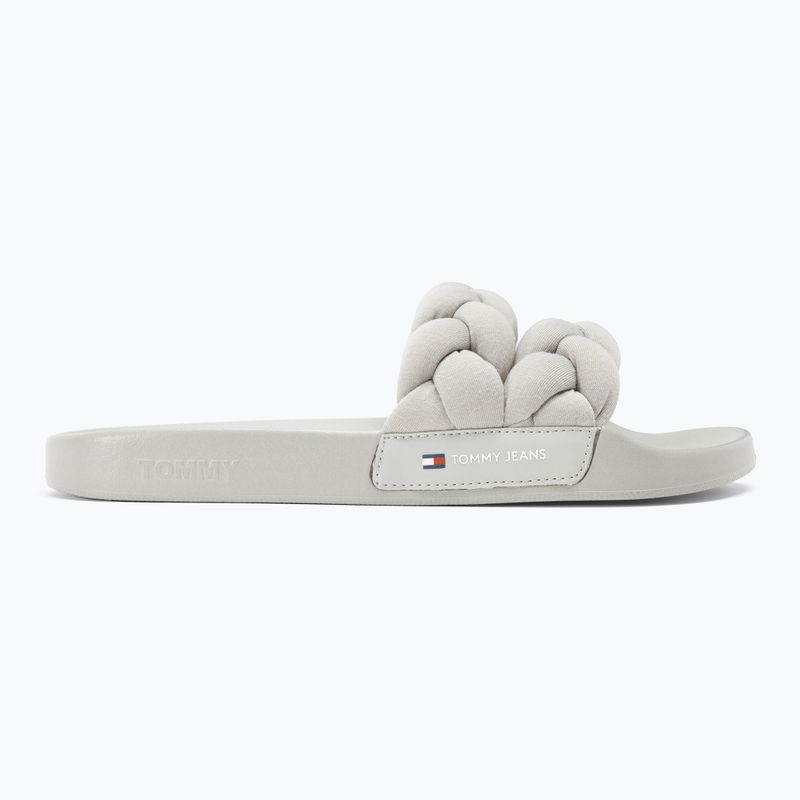 Дамски чехли Tommy Jeans Braided stratus grey 2
