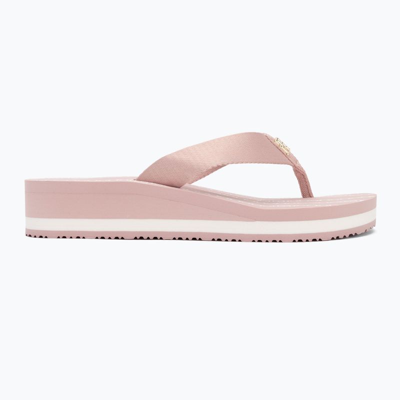 Дамски джапанки Tommy Hilfiger Im Th Chainprint Midwedge Sandal foggy pink 2