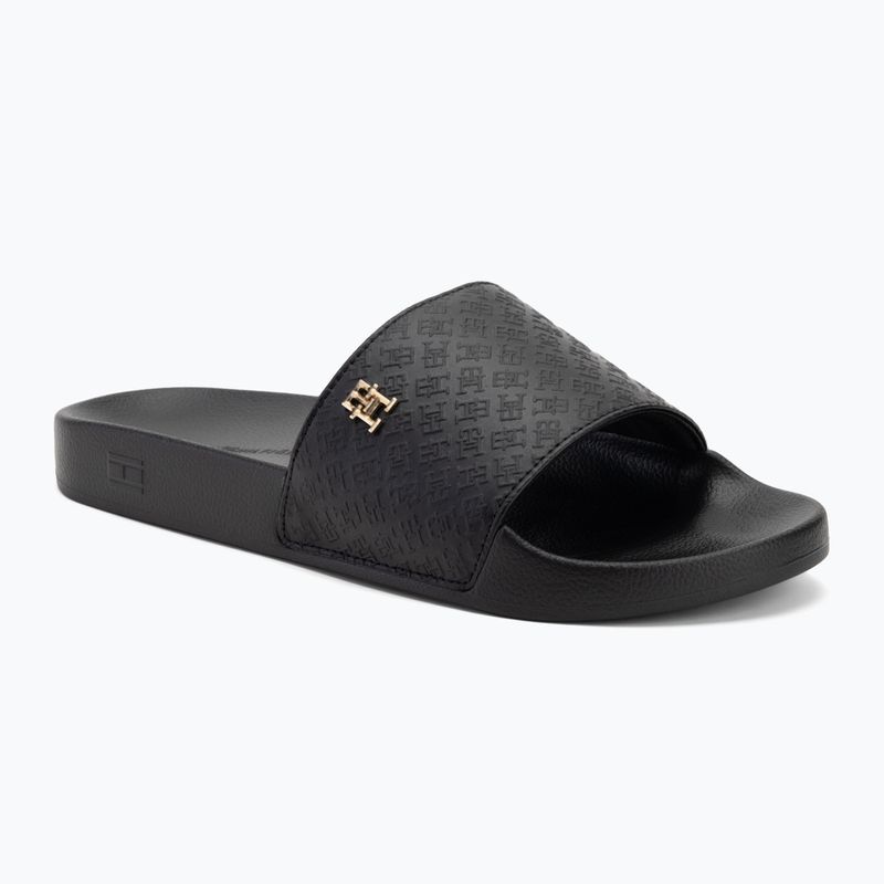 Дамски чехли Tommy Hilfiger Monogram Poolside black