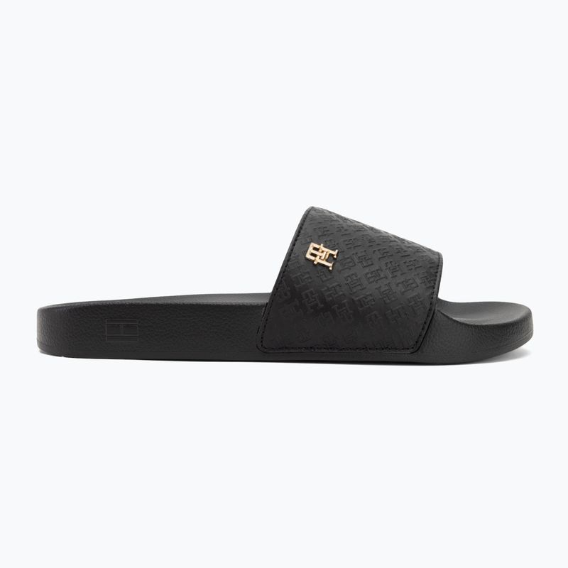 Дамски чехли Tommy Hilfiger Monogram Poolside black 2