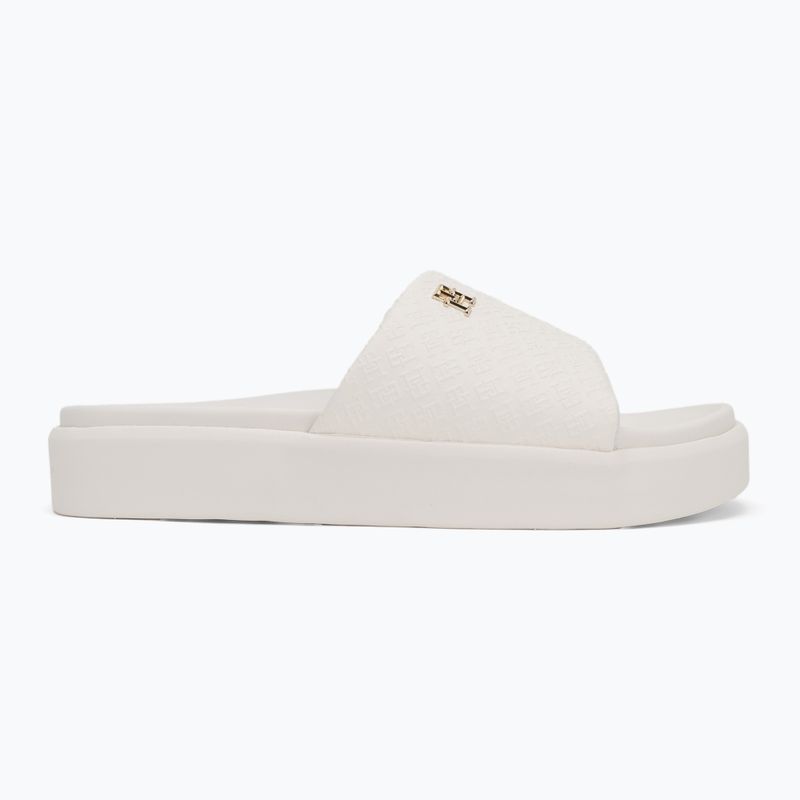 Дамски чехли Tommy Hilfiger Platform Monogram Poolslide ancient white 2